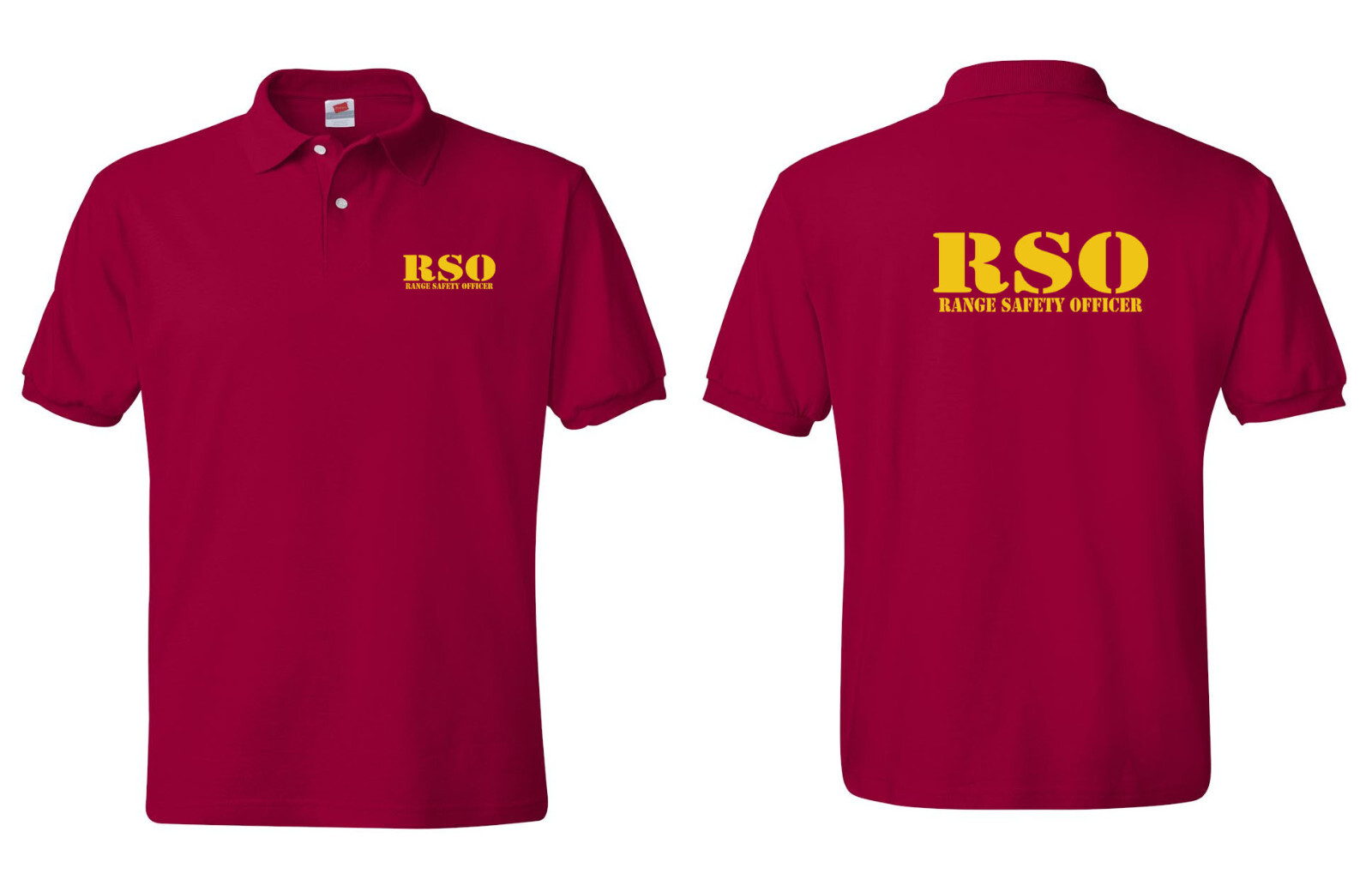 Range Safety Officer RSO Polo T- Shirts S-5XL