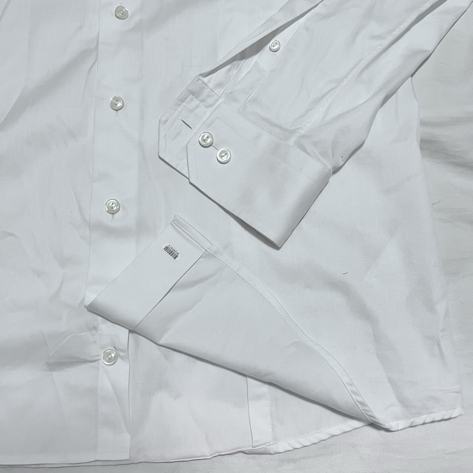 $250 Eton Dress Shirt Mens 16.5 34/35 Sleeve White Signature Twill Slim Fit