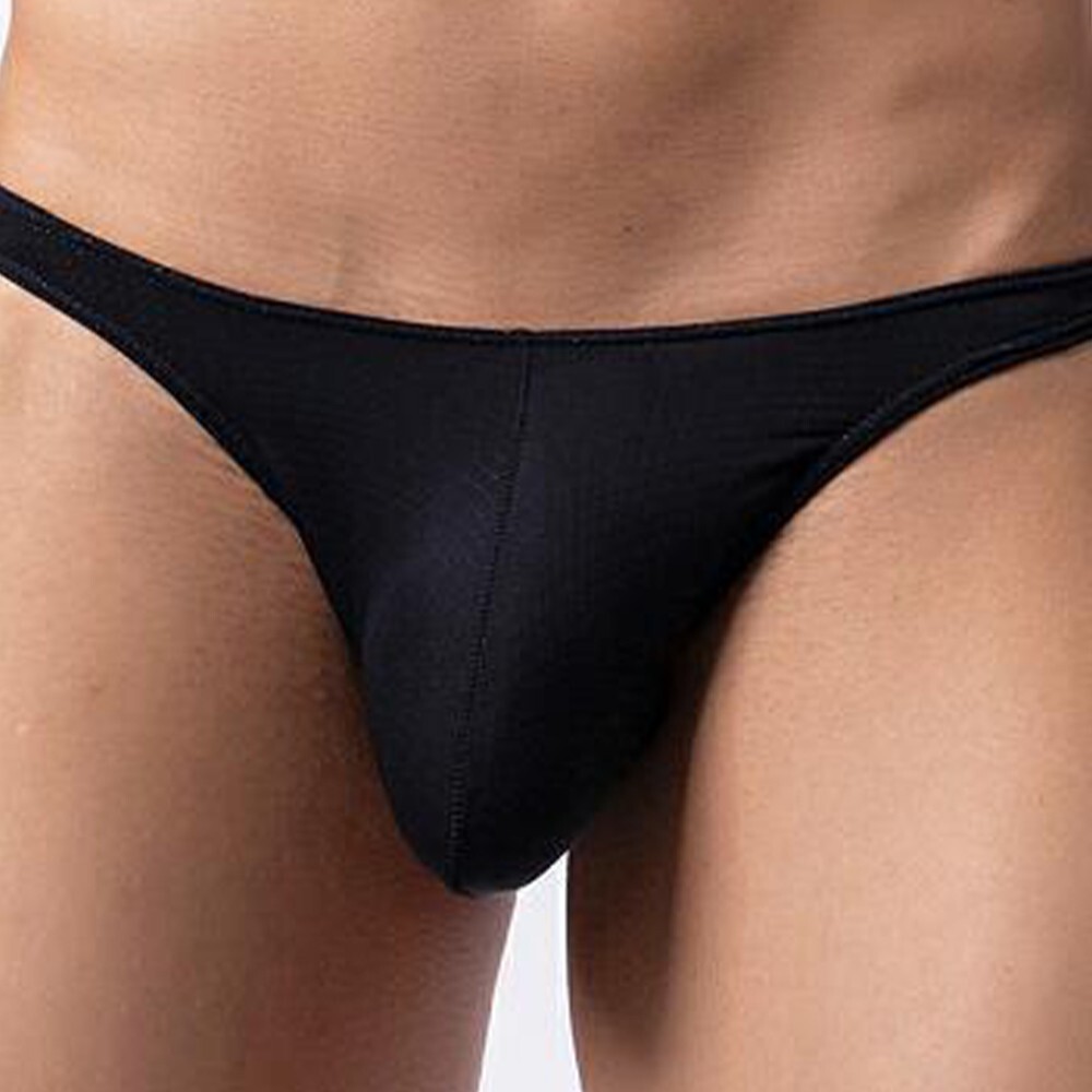 Sexy Mens Nylon Briefs Cool Ice Silk Low-rise Underwear Bikini Pouch Panties