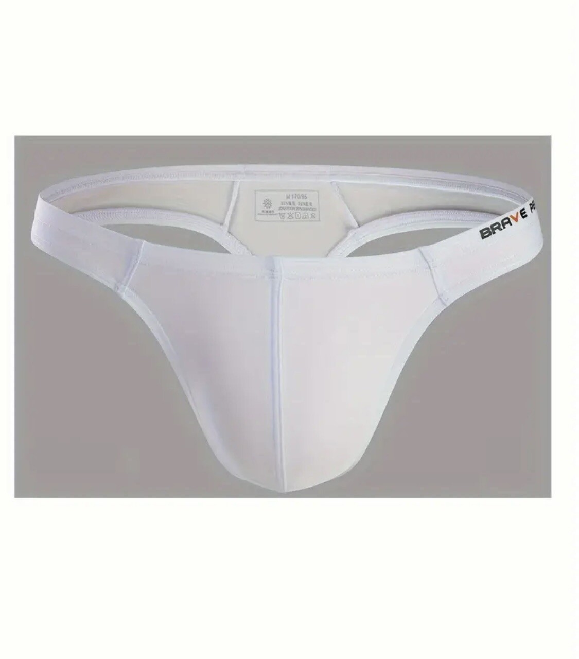 Men’s Brave Person Thong Underwear Low Waist T back Panties Size Medium