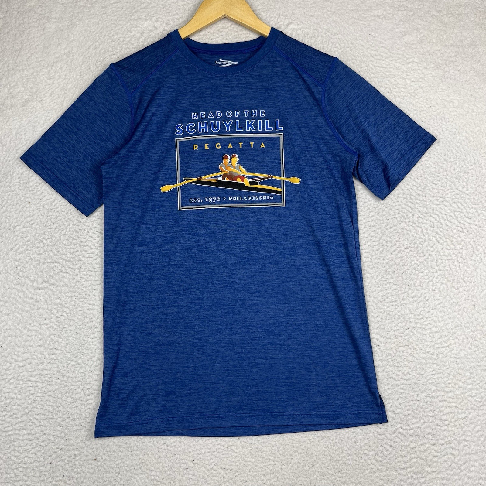 Head of the Schuylkill Regatta T-Shirt Medium Blue HOSR Philadelphia Rowing