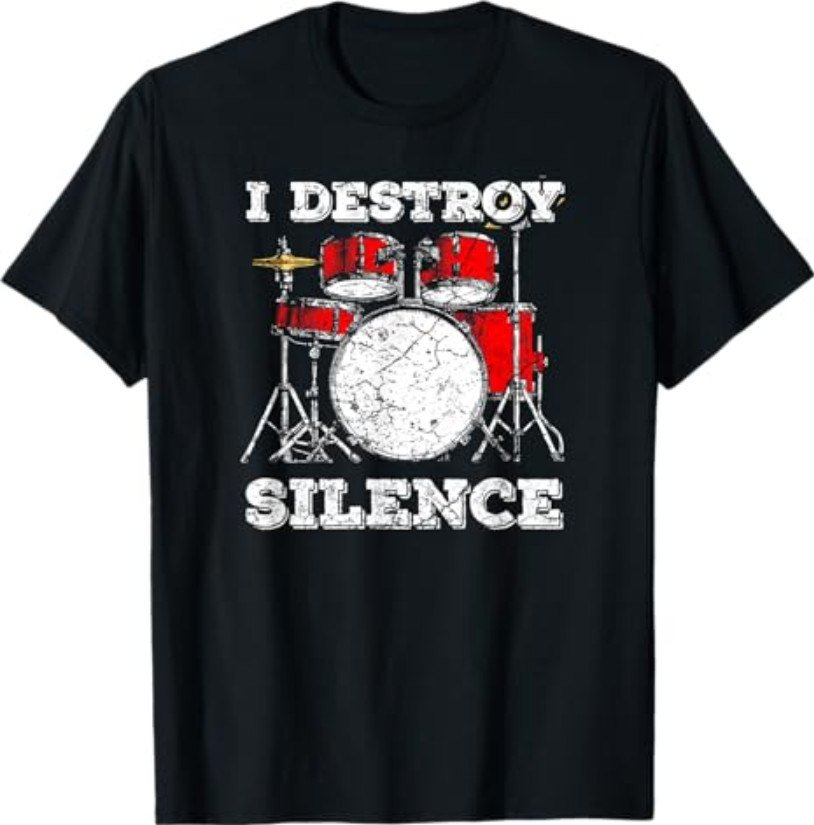 Cool Drummer Saying for A Percussionist and Drummer T-Shirt