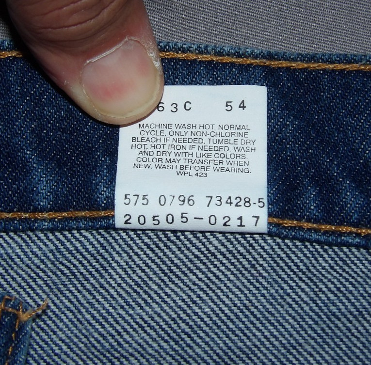 Levi’s 100% Cotton 505 Made in USA Orange Tab Straight Leg Jeans Men’s 31 X 34