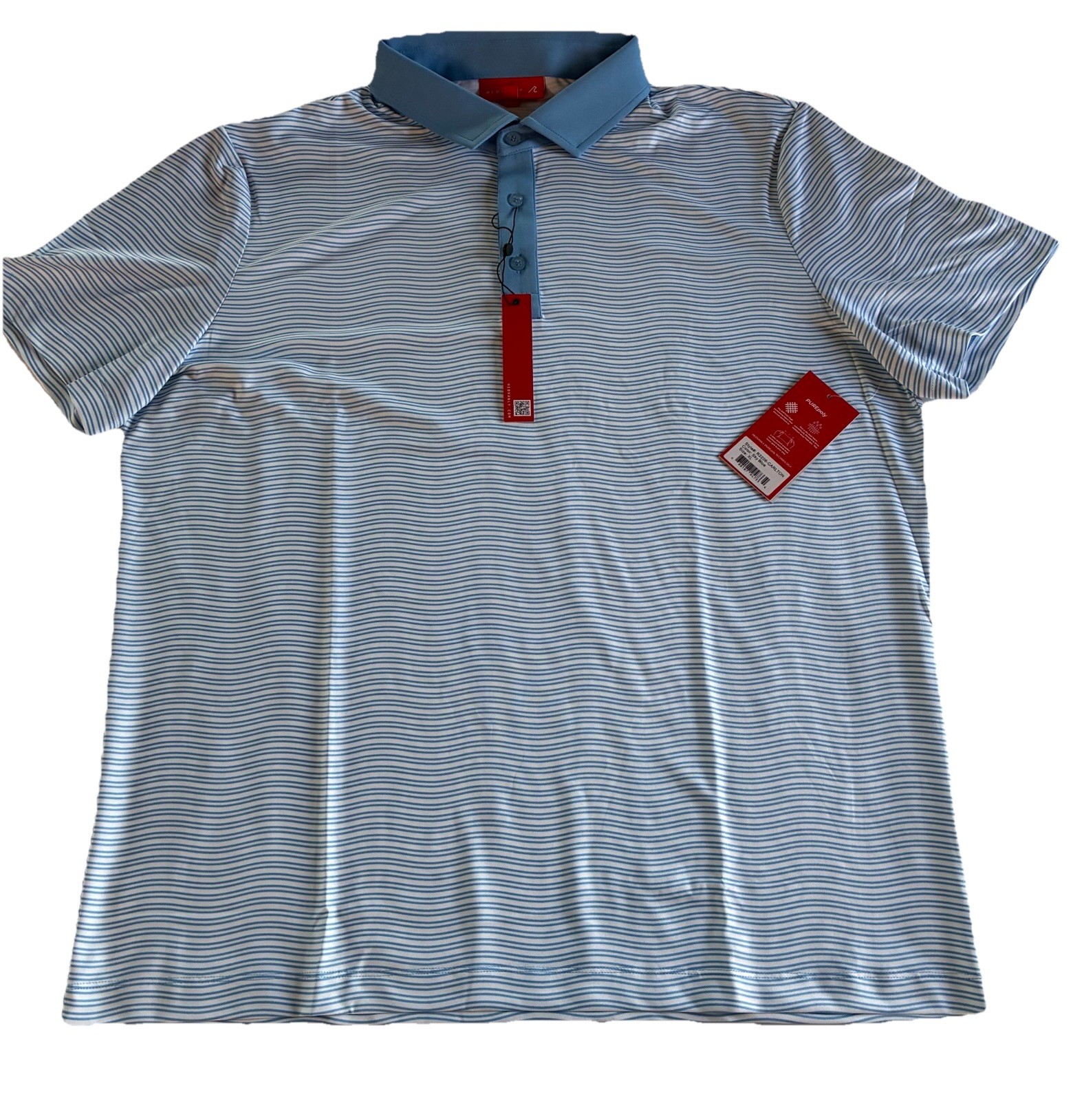 Redvanly Carlton Polo Color Sky Blue Size Extra Large New With Tag