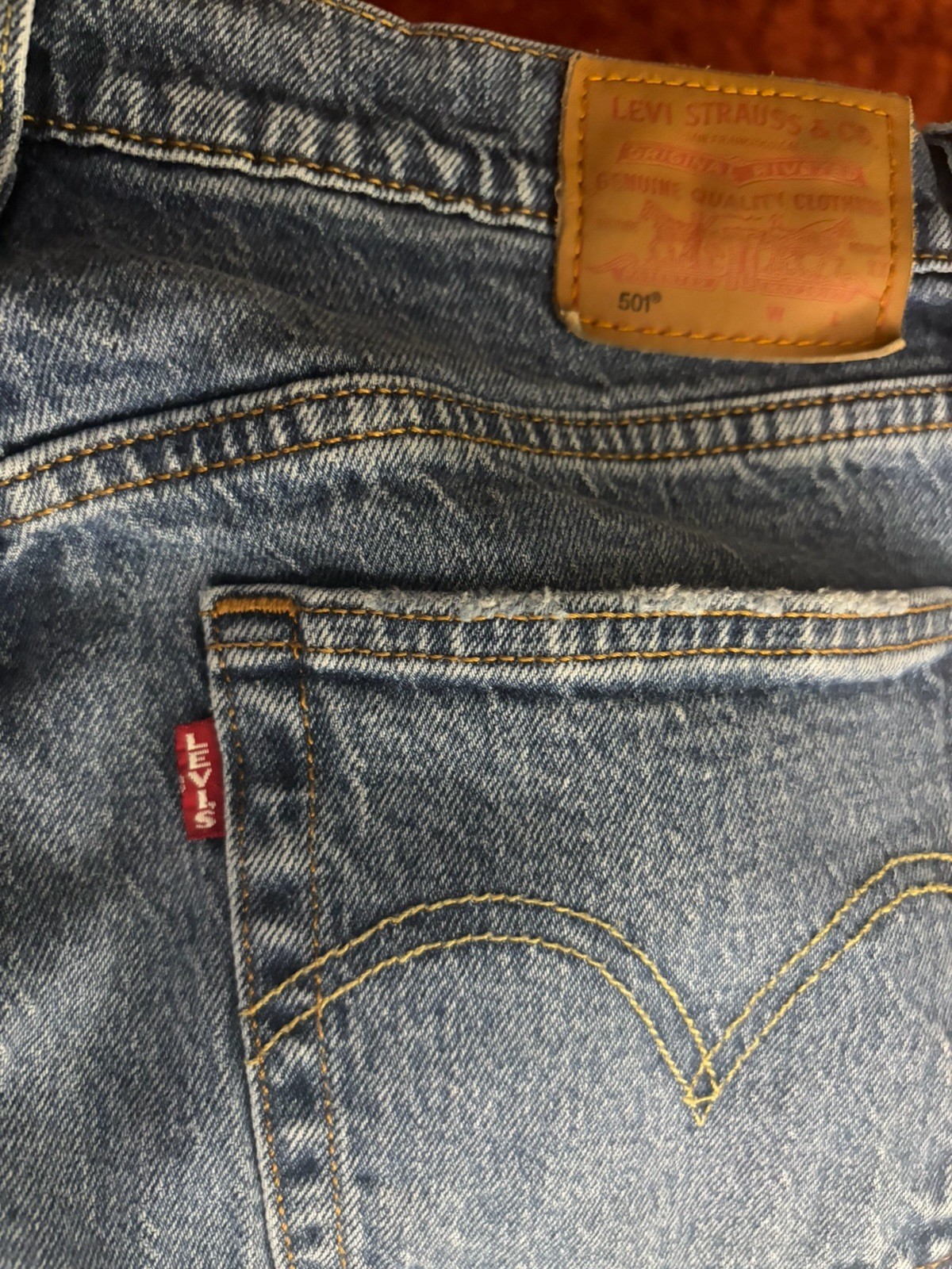 Vintage Levi’s 501 XX Big E Button Down Jeans 30×32