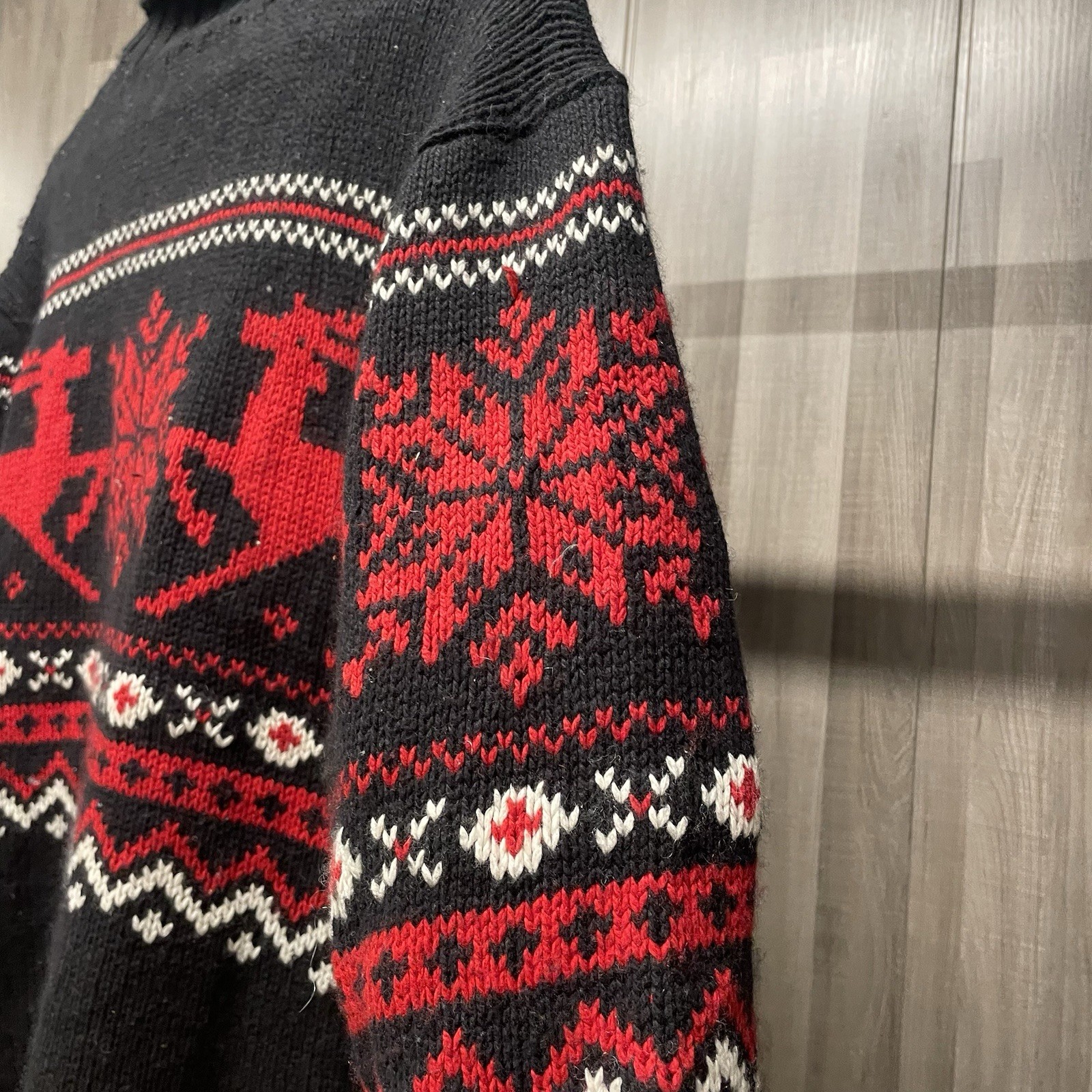 Polo Ralph Lauren Turtleneck Fair Isle Reindeer Sweater Size M