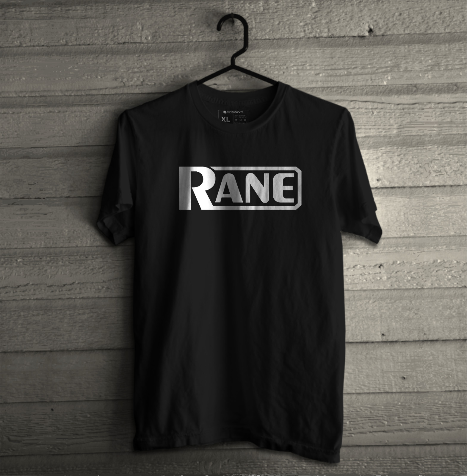 Rane Logo Black T-Shirt – Soft Modern Fit DJ 1200 Turntable Tee