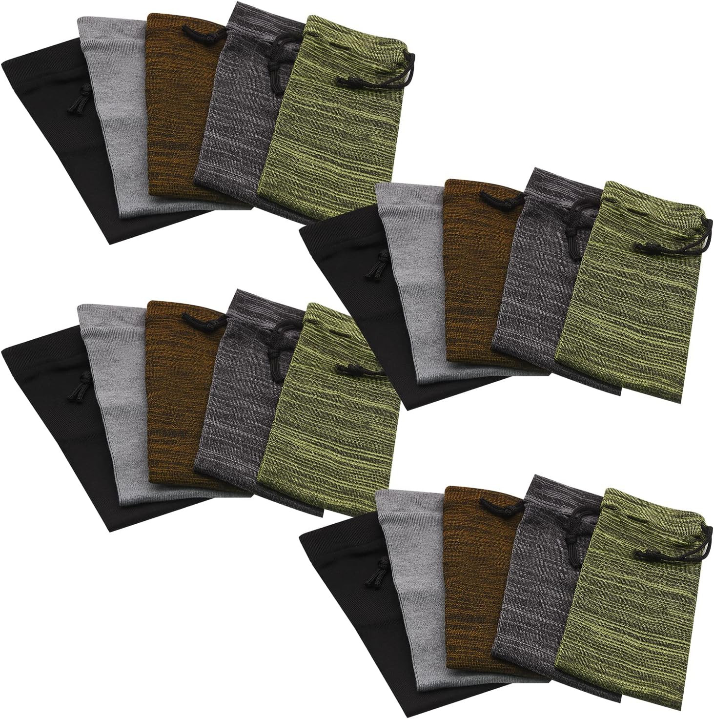RUBY.Q 20pcs Handgun Socks, 16in Silicone Treated Knit Gun Socks, Breathable …