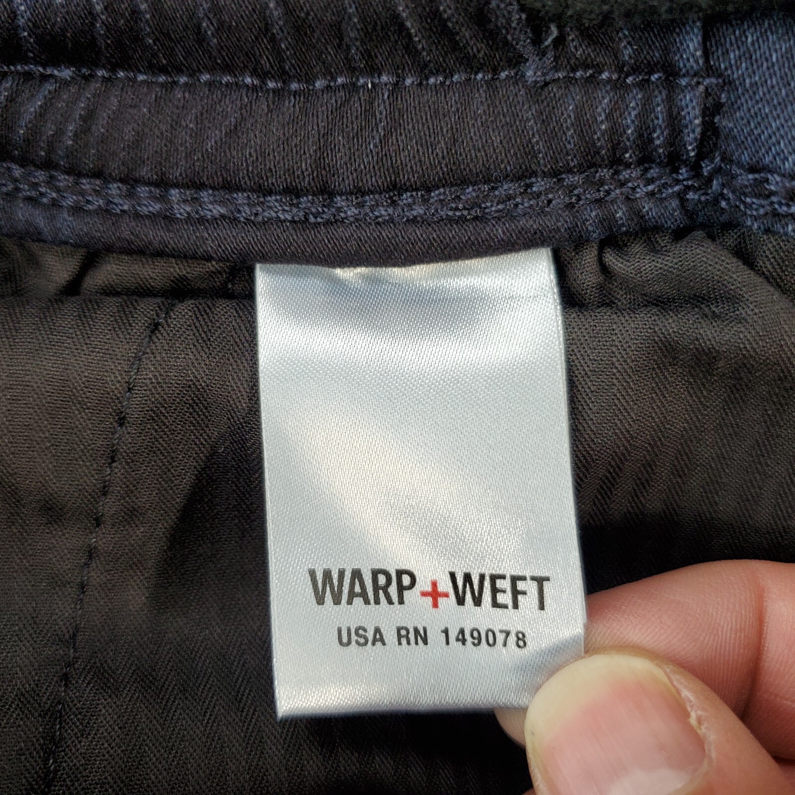 WARP + WEFT Denim CBG Cambridge Weston Joggers Dark Wash Pockets Men’s 30 NWT