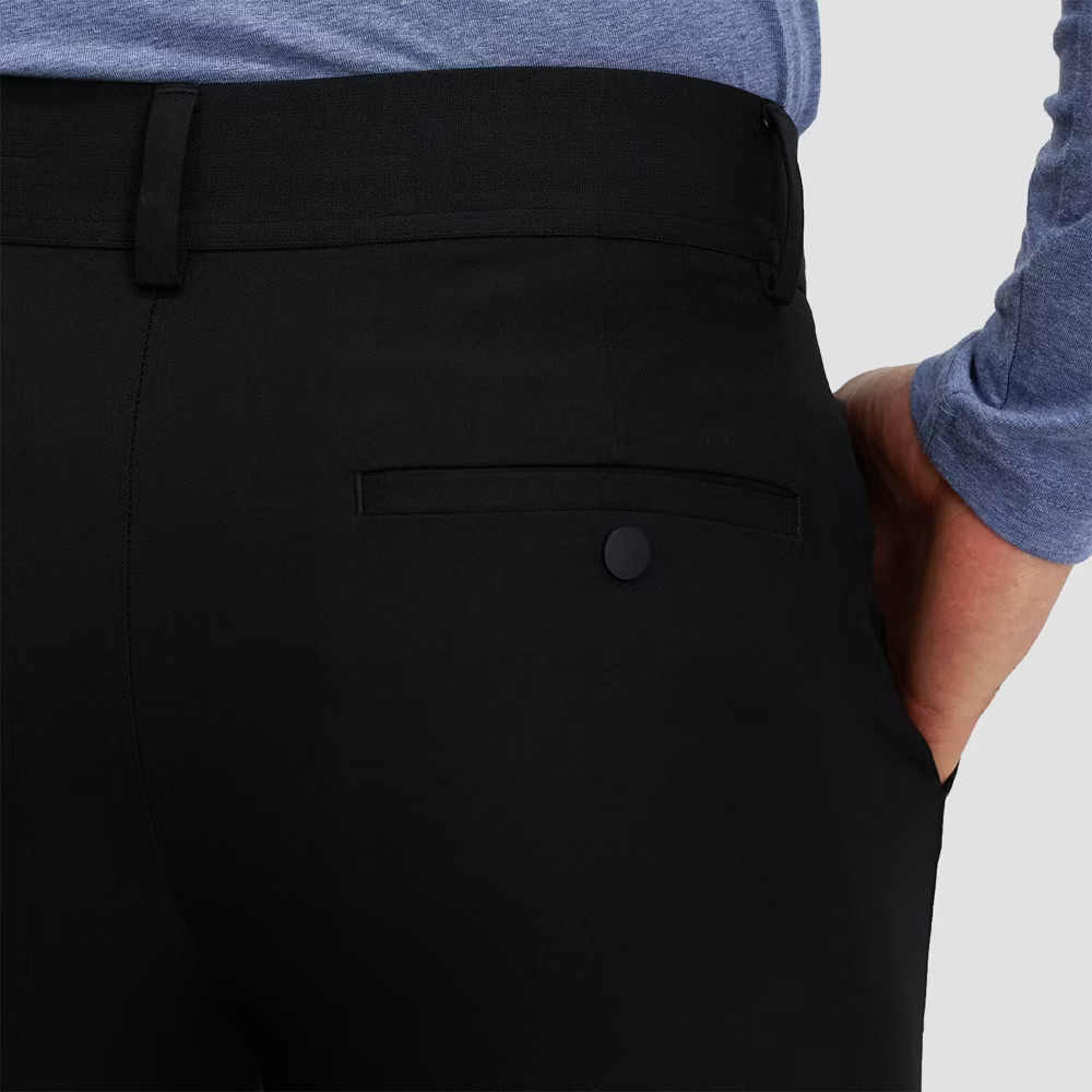 Haggar H26 Men’s Mid Rise Slim Fit Skinny Leg Full Gabardine Pants