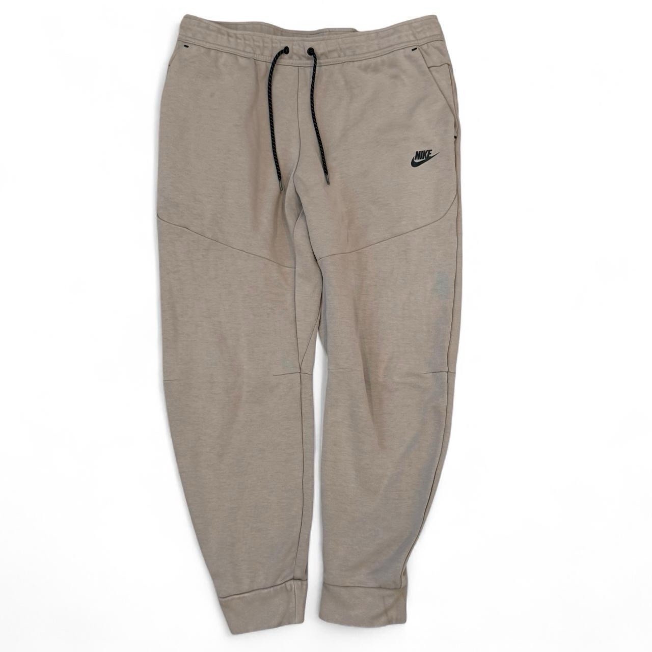Nike Tech Tan Joggers Slim Taper Sweatpants Adult Size XL Stretch Elastic Waist