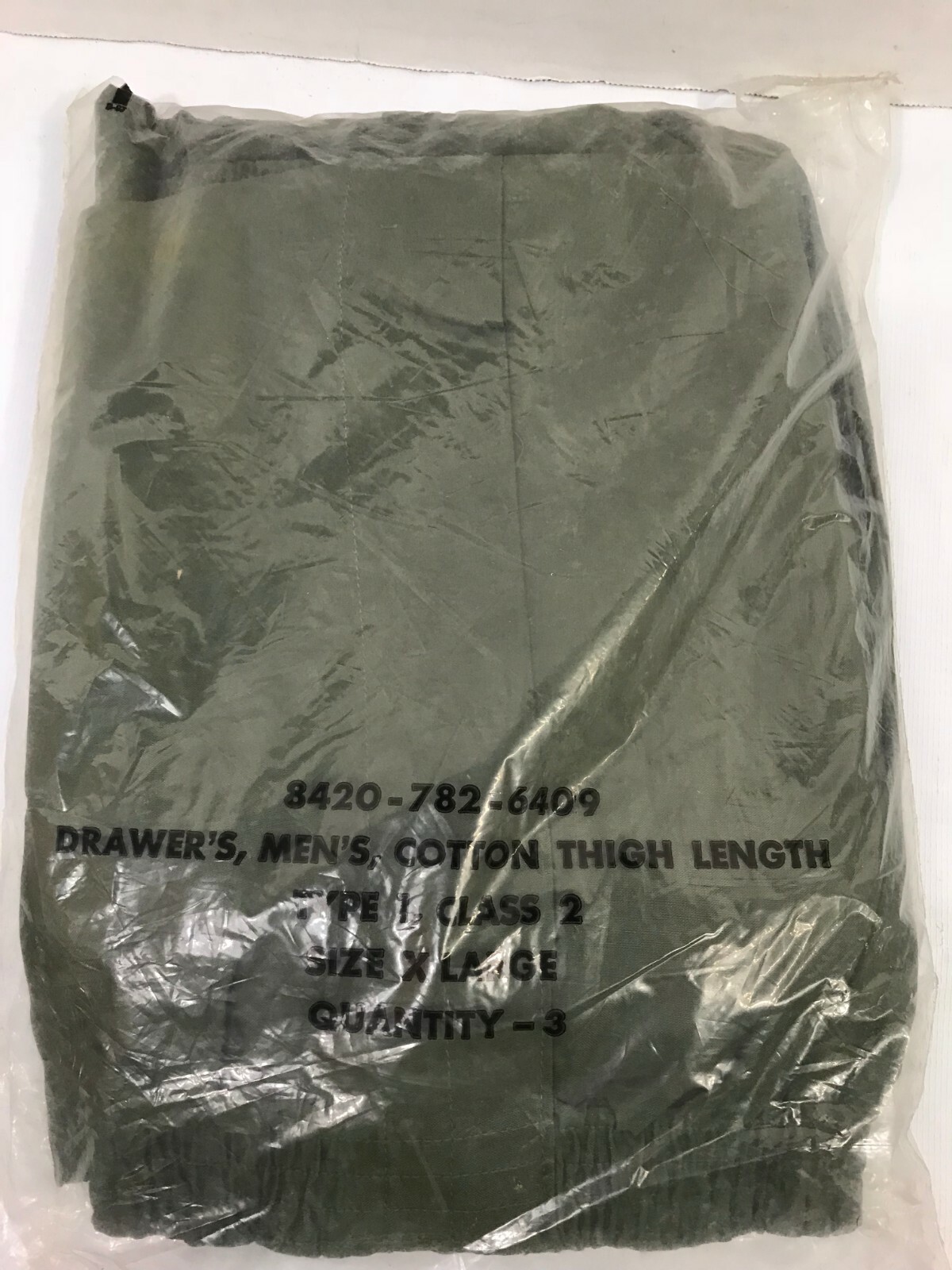 Boxer Shorts, Vietnam Issue, X-large 3 pack