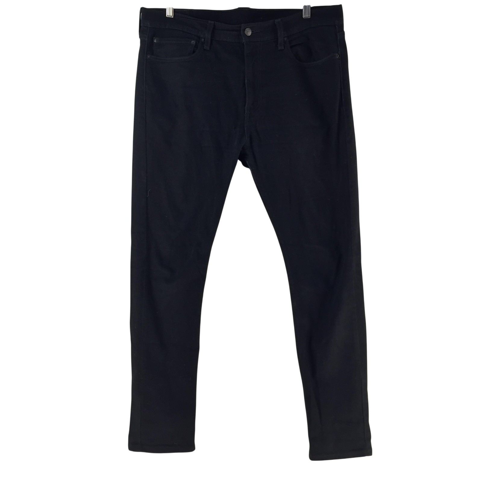 Levis Jeans Mens 36 X 32 Black Slim Tapered Stretch Denim Winter 139888