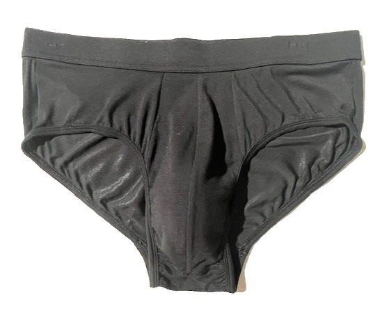 New JOCKEY Mens Black Super Soft Modal Stretch Brief Underwear sz L