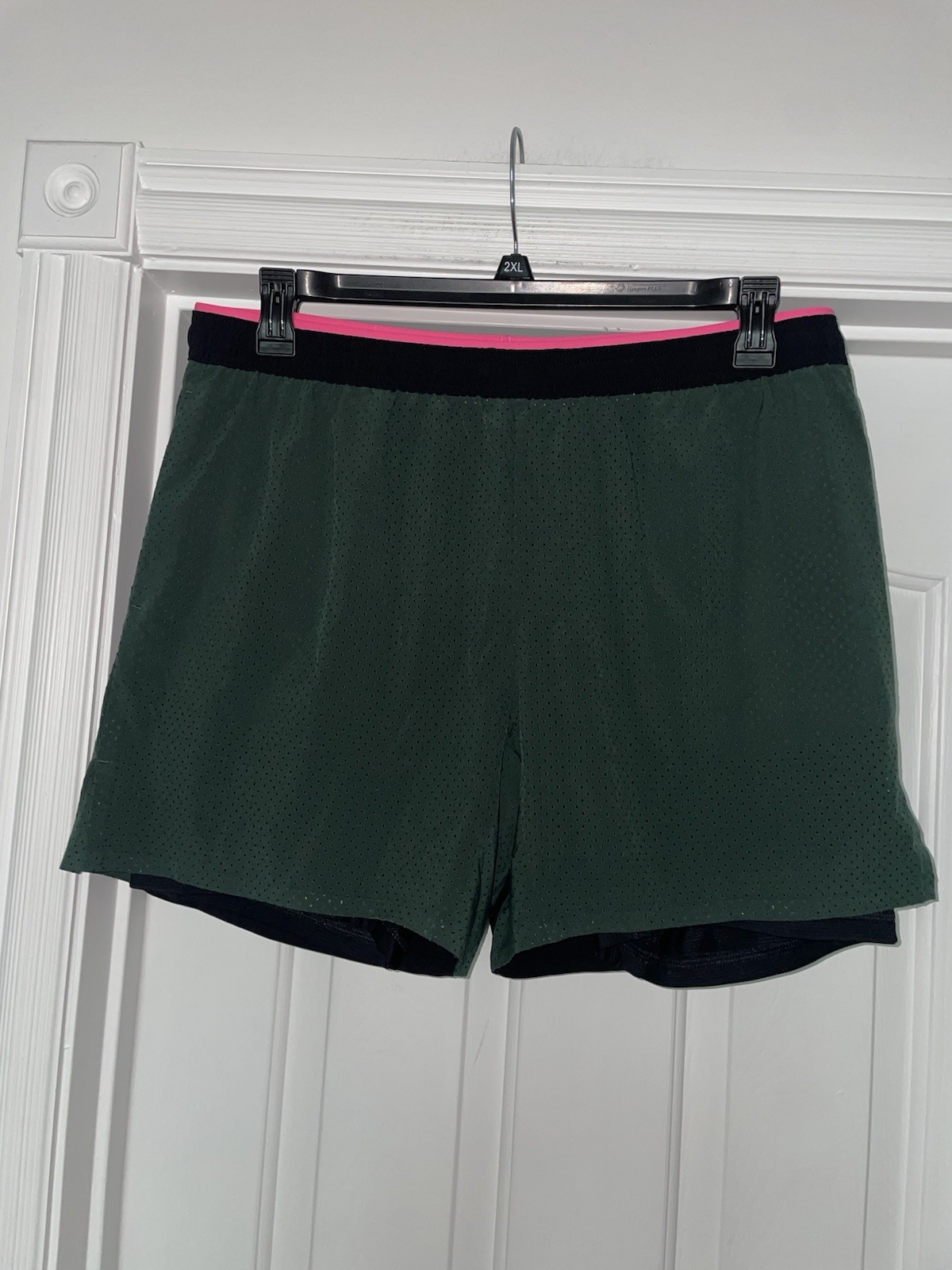 Chubbies Training Juniper Jumpers Shorts In Dark Green Sz XL 5.5”