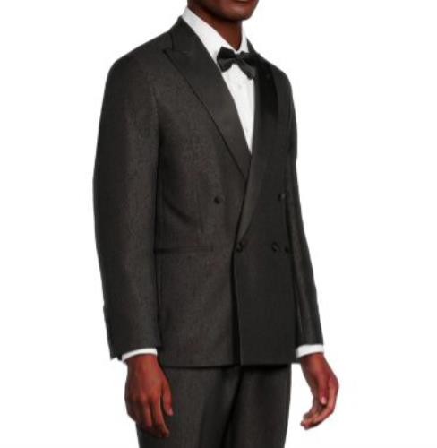 Karl Lagerfeld Modern fit Double Breasted Tuxedo Jacket 40 NEW $495 ASTE2LSB0009