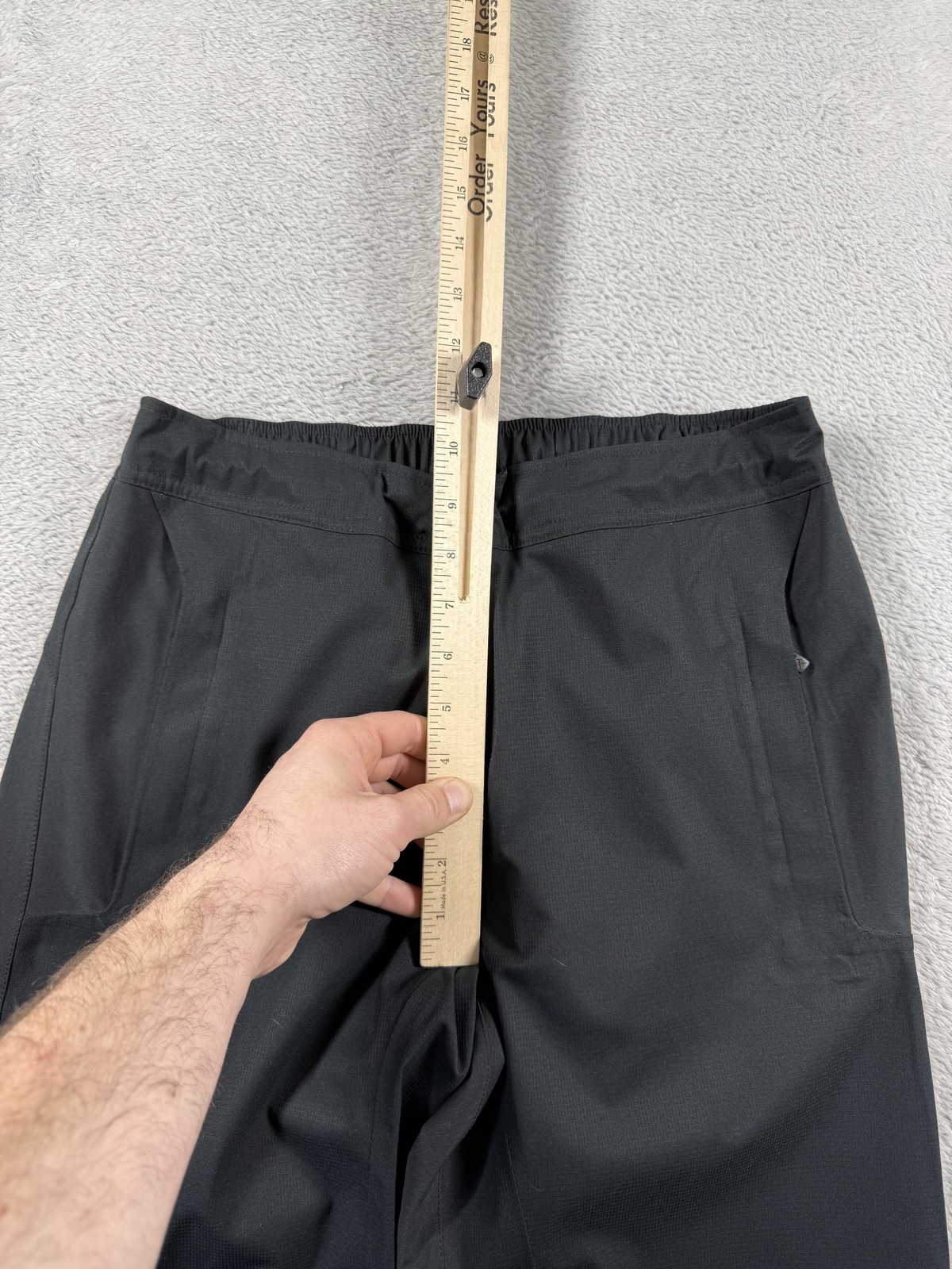 REI Co op Pants Mens S Black Peak 2.5L Waterproof Rain Hiking Outdoor Packable