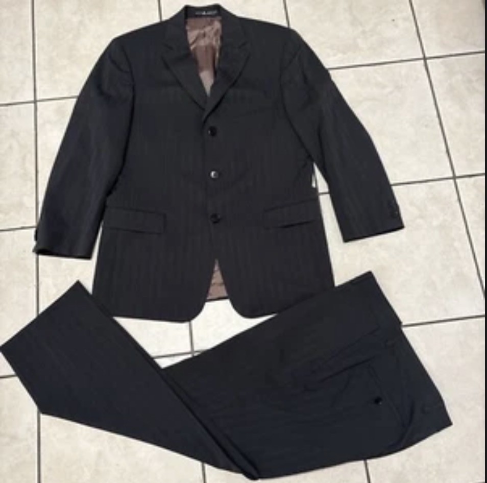 HUGO BOSS Wool Scorsese/Movie US 3 Button Gray Suit – 42S