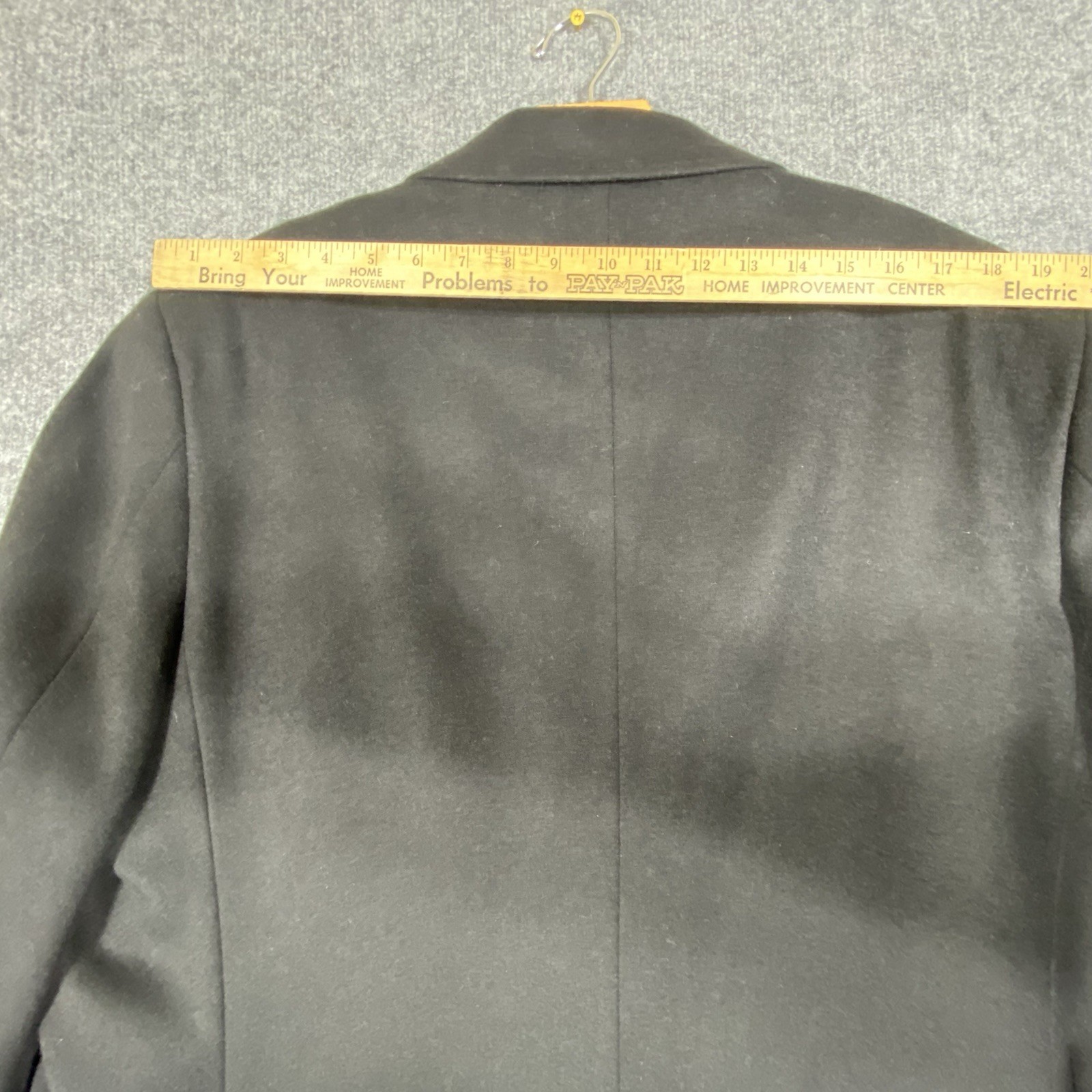 New Ralph Lauren Luther Overcoat Men’s Sz 48L Black Lined Wool Cashmere Jacket