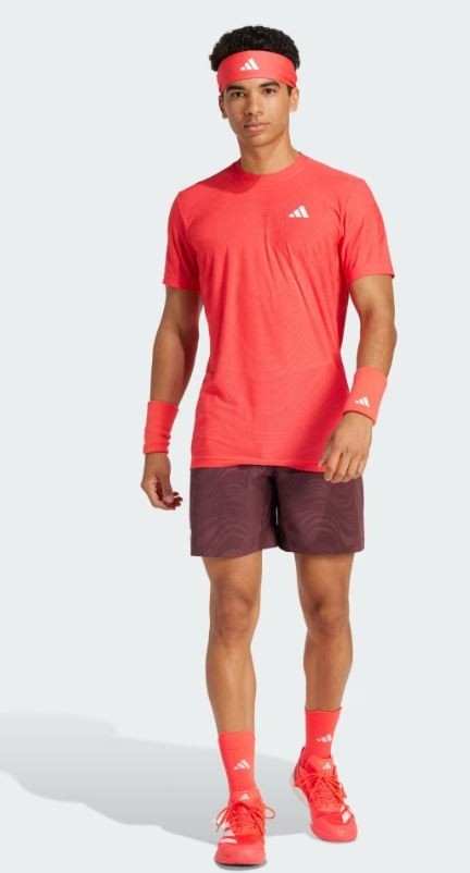 adidas Men’s Climacool+ AIRCHILL FreeLift T-shirt JE3508 Size L Semi Lucid Red