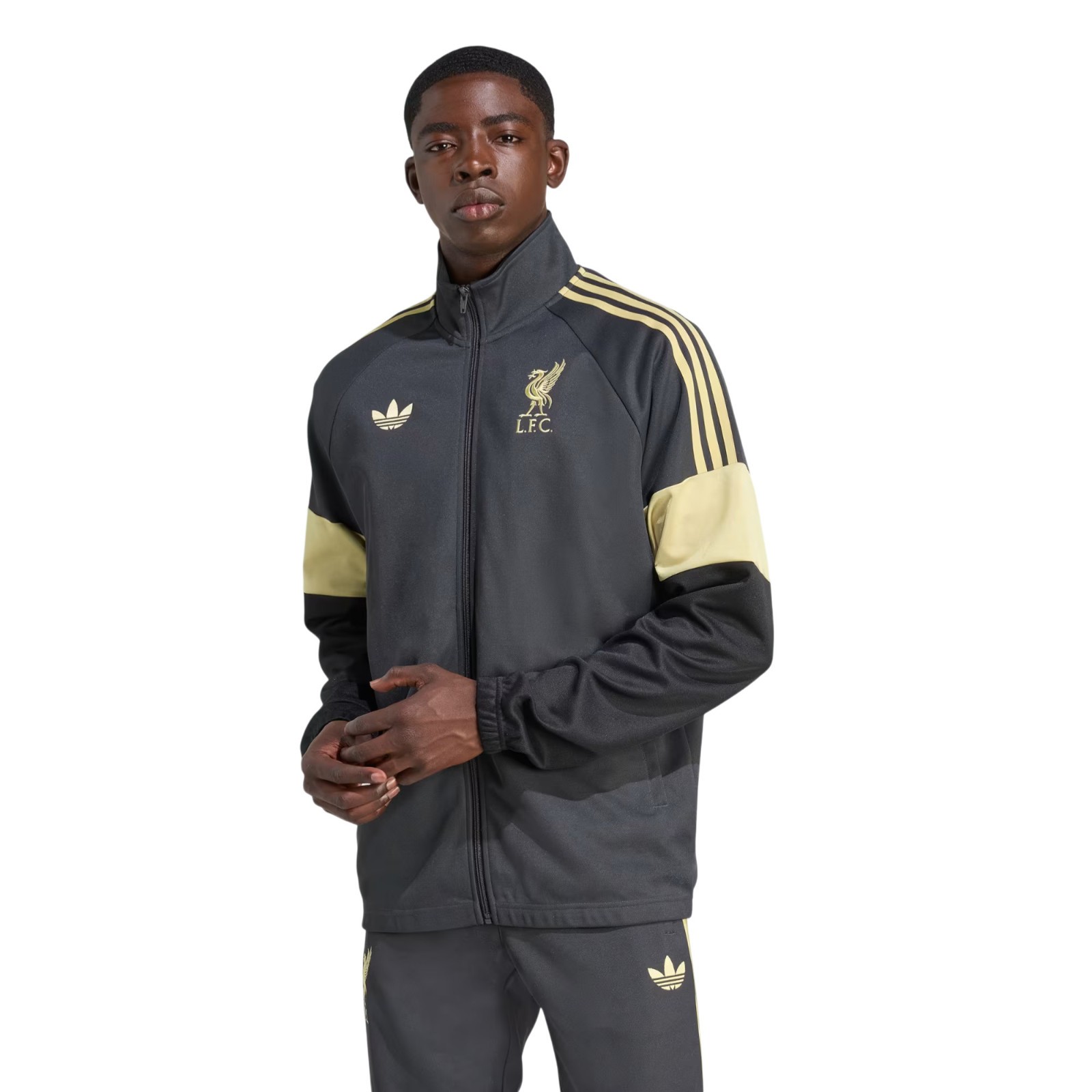 Adidas Originals Carbon Liverpool FC LFSTLR Lifestyler Track Top Jacket New
