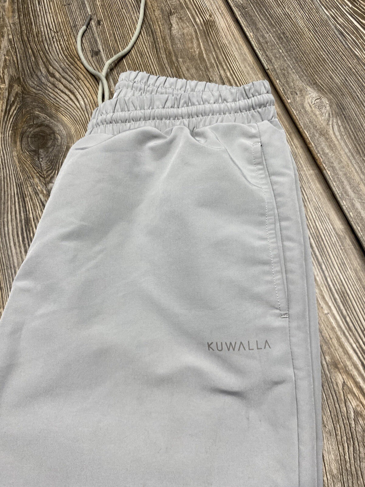 Kuwalla Athletic Joggers Pants Mens Small Charcoal Gray Windbreaker Activewear