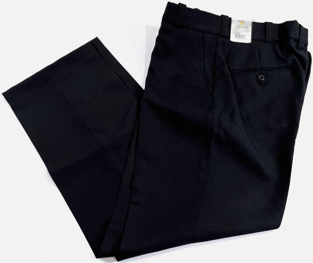 NEW MENS 42×28 FLYING CROSS 100% VISA POLYESTER PANTS 38200 LA NAVY 42×28