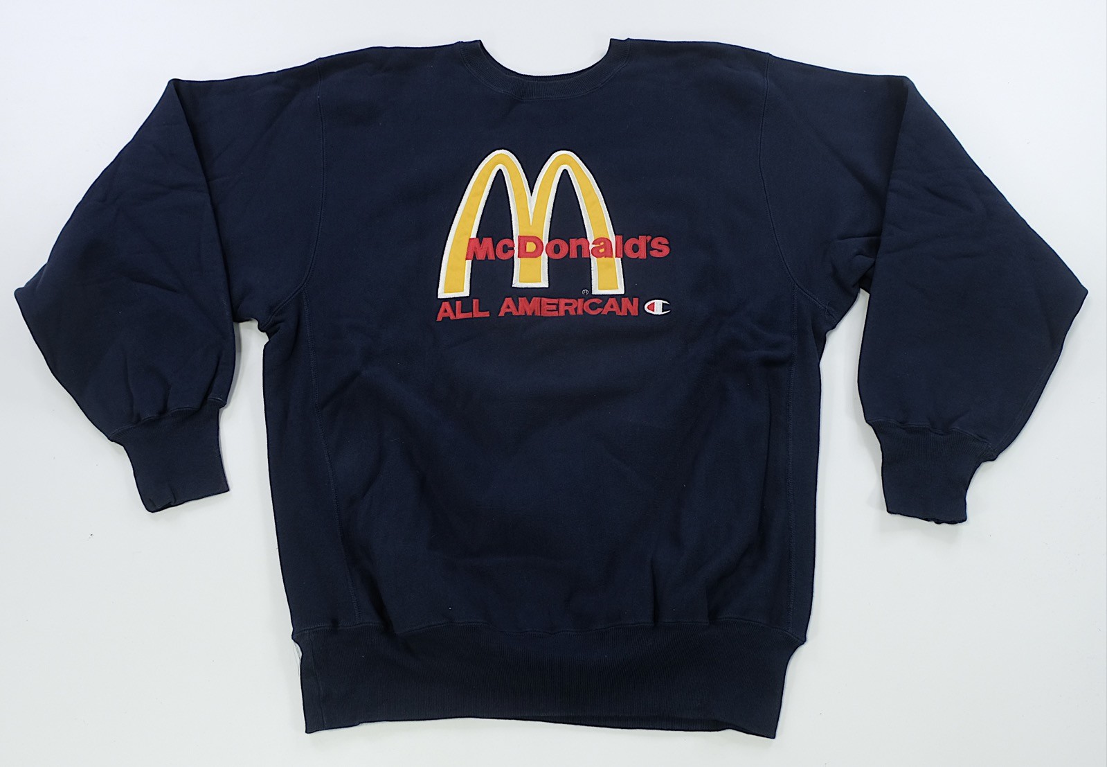Rare Vintage CHAMPION McDonald’s All American Reverse Weave Sweatshirt 2000s 2XL