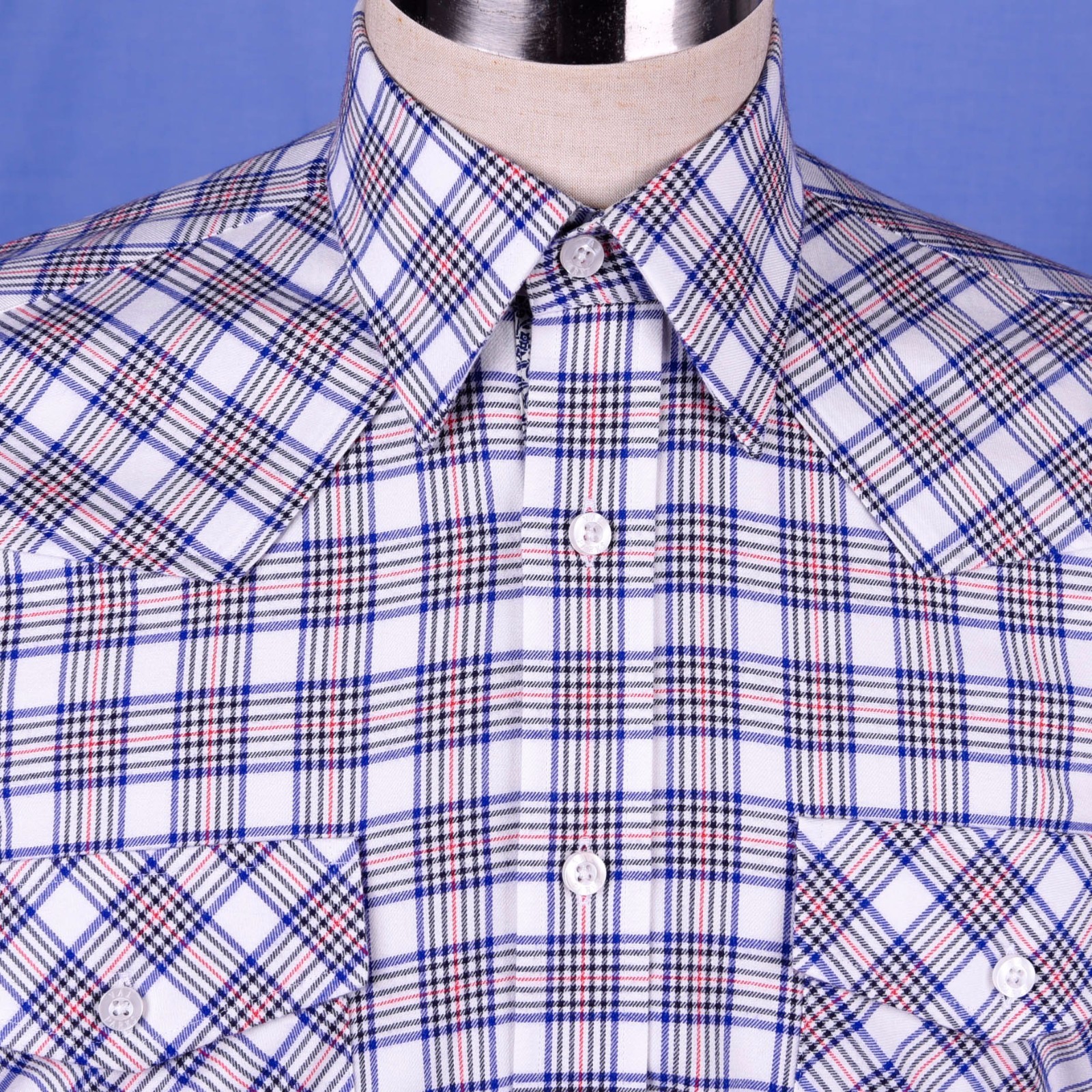 Soft Flannel Floral Great Casual Top Paisley Inner Lining Long Sleeve Check