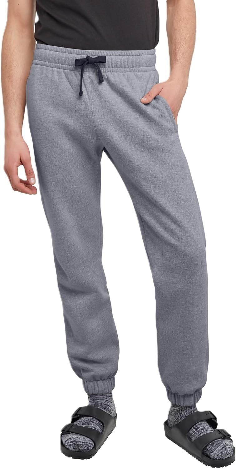 Hanes Pants Originals Midweight Fleece Joggers With Pockets, Sweatpants, 30.5″