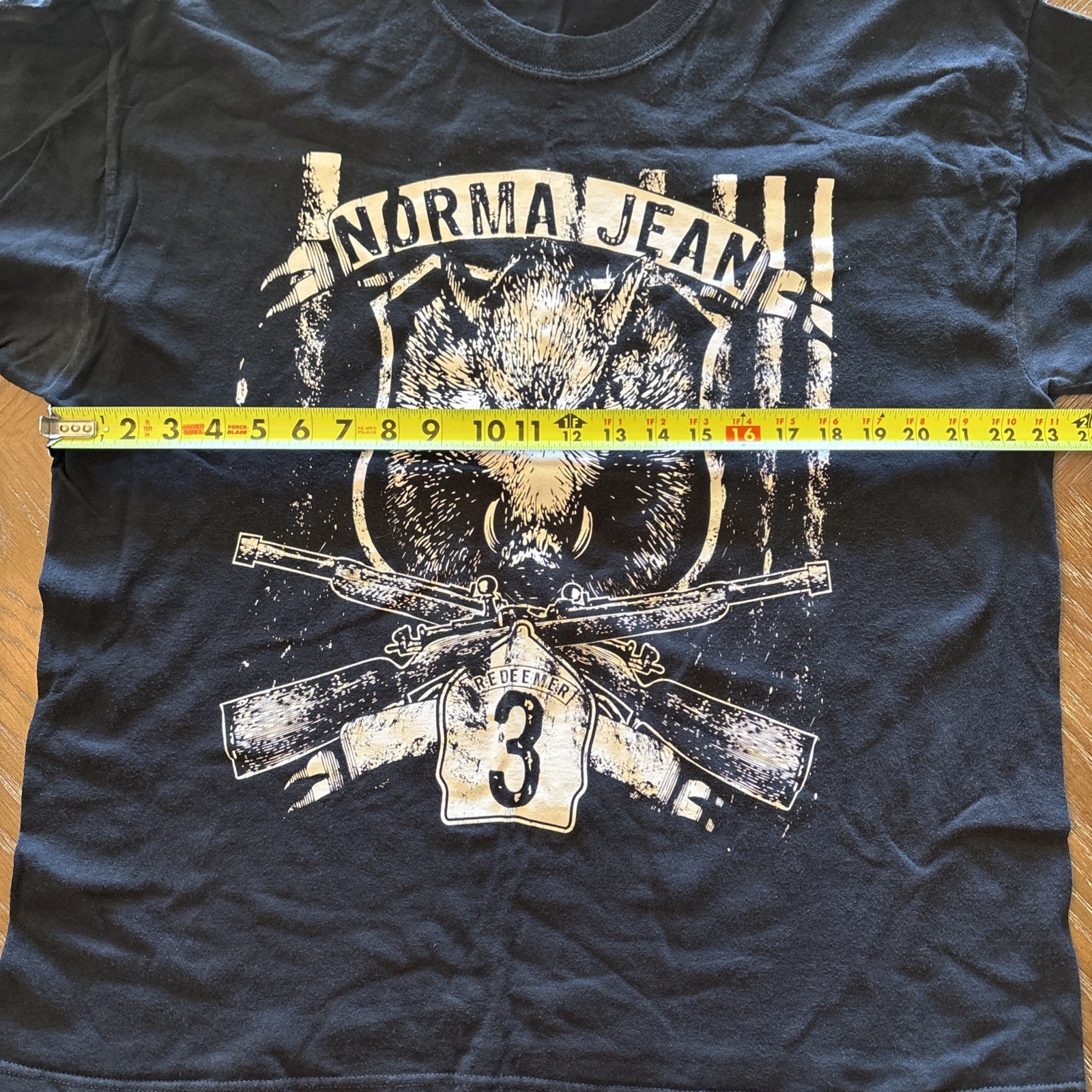 VTG Y2K Norma Jean Redeemer Support Southern Rock Shirt XL Solid State Metalcore