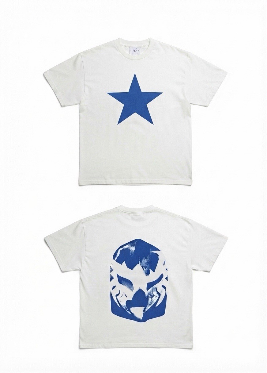 Kanye West YE BULLY T Shirt New 2026 Live At San Antonio Luchador Blue 07.04.26