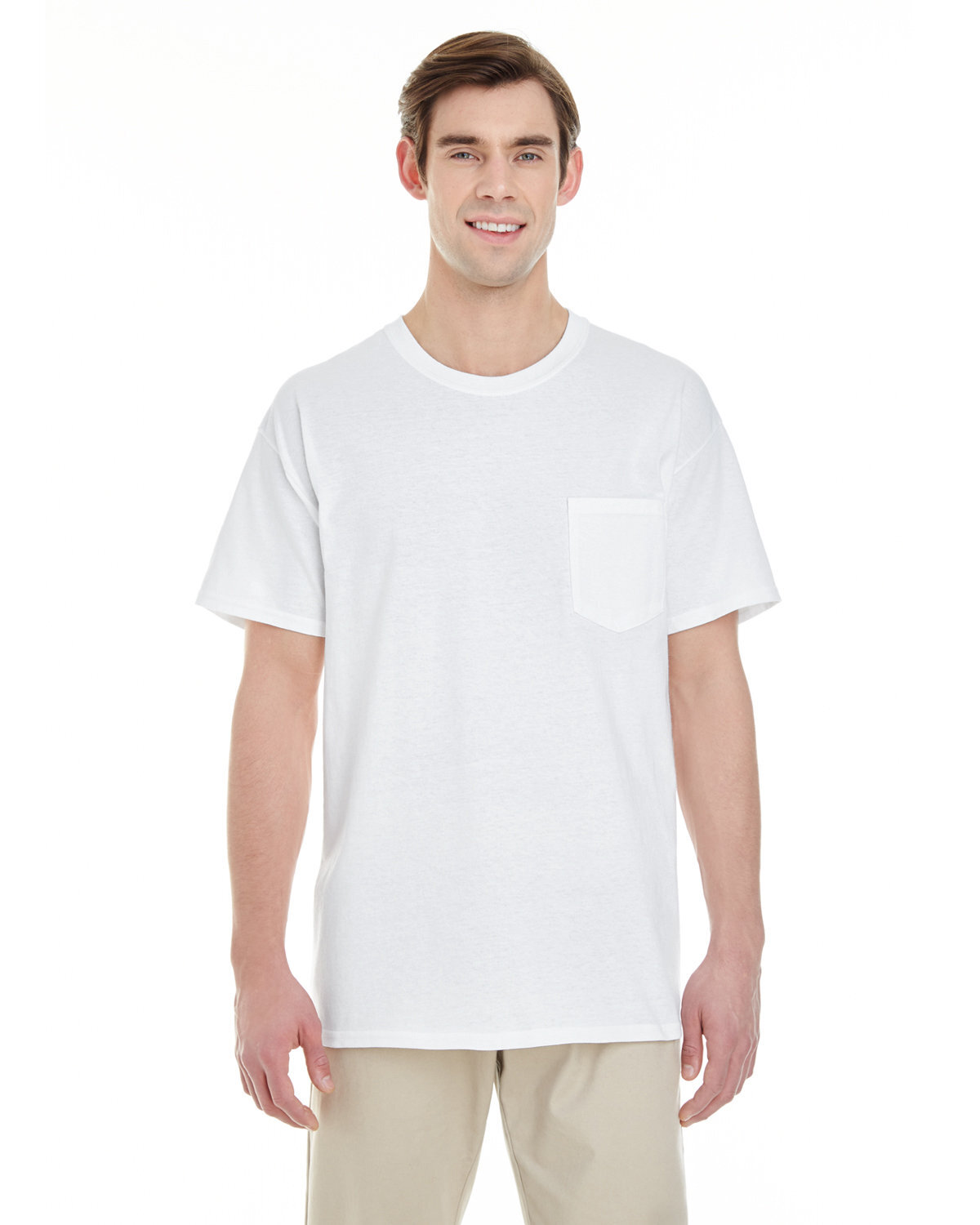 3 Pack Of Gildan Unisex Heavy Cotton Pocket Stylish T Shirt Plain T-Shirt – G530
