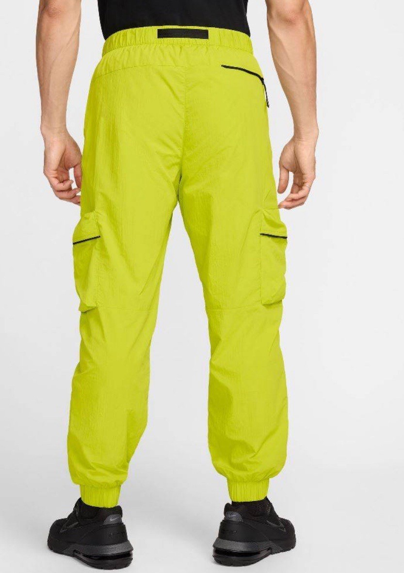 Men’s Nike Tech Pack Woven Cargo Pants Bright Cactus Green FZ0756-357 Size XL