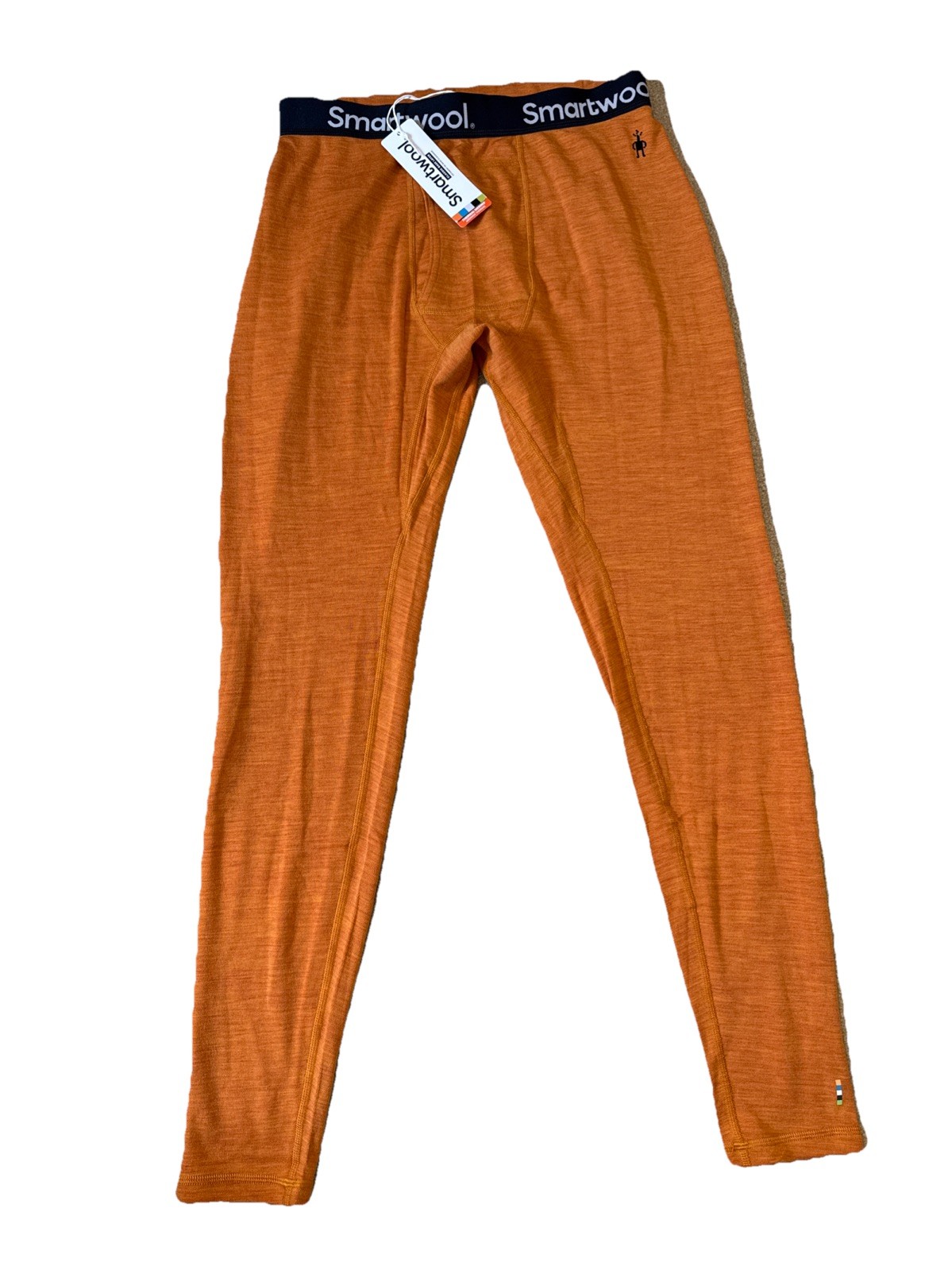 $115 SmartWool Men’s Thermal Merino Wool Base Layer Bottom-Marmalade- XLarge-New