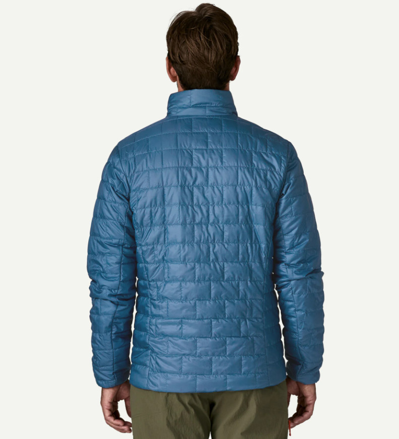 Patagoni Mens Nano Puff Insulated Jacket Lightweight Aquatic Blue