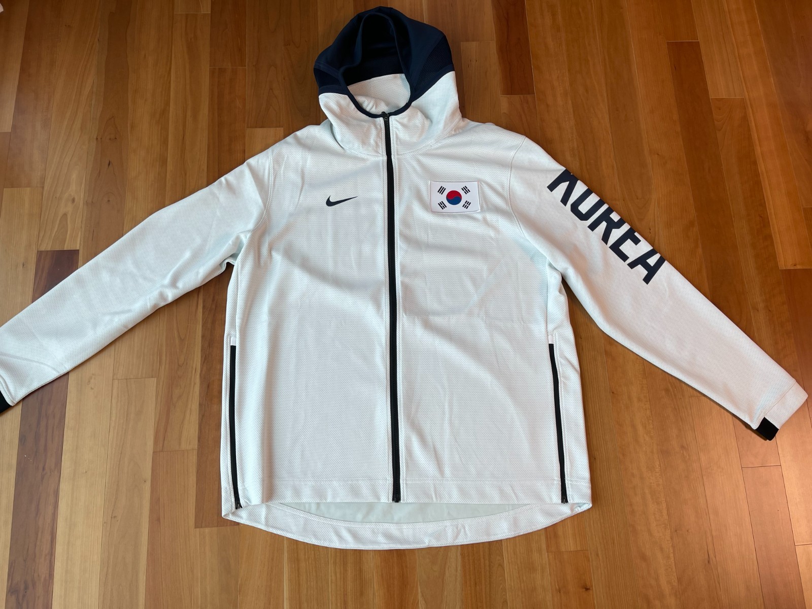 Nike South Korea Basketball National Team Player Issued Jacket XXL zip hoodie