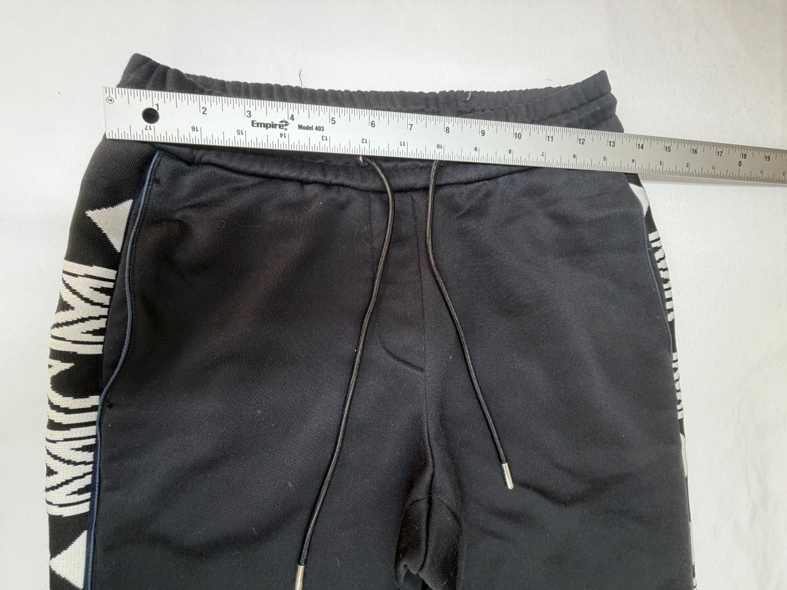 MCM Men’s Jogger Pants Drawstring Elastic Waist Athletic Pocket Size M Black