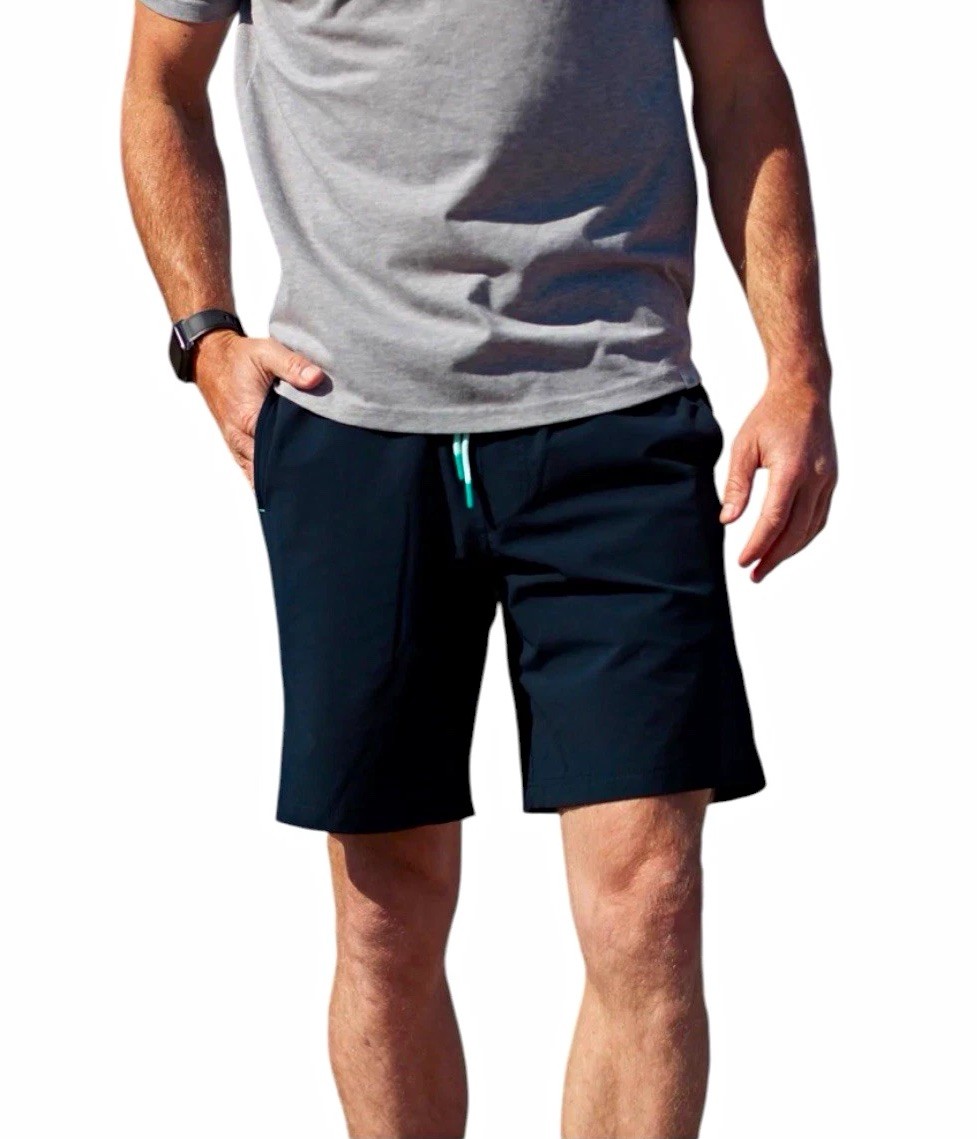 Myles Apparel Everyday Short Black Mens Size Medium M 8″ Inseam