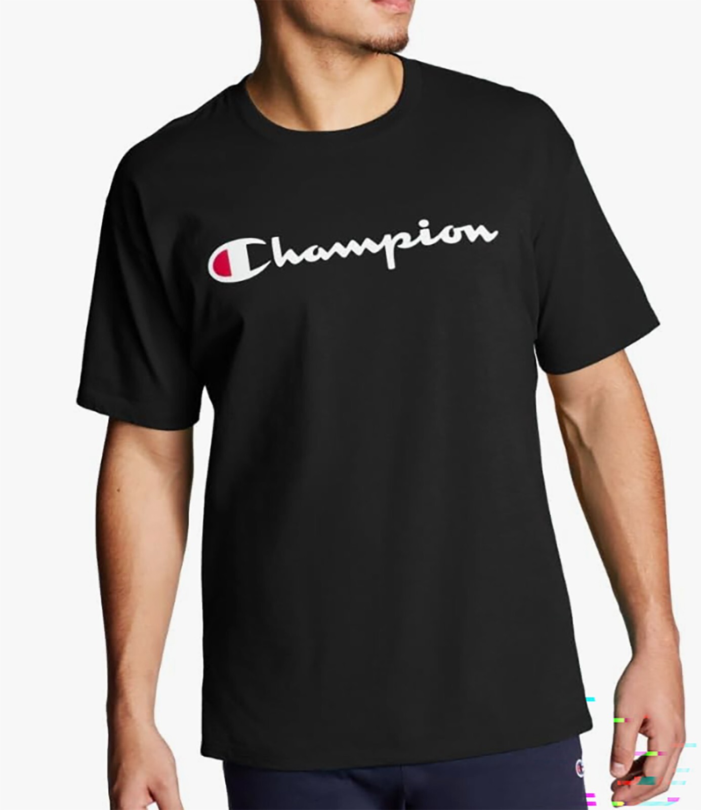 Champion Men’s T-shirt, Cotton Midweight Men’s Crewneck Tee, T-shirt for Men, Sc