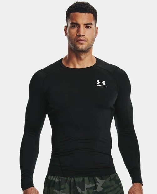 Under Armour NEW MENS XL UA HeatGear Compression Moisture Wick Shirt LS 1361524