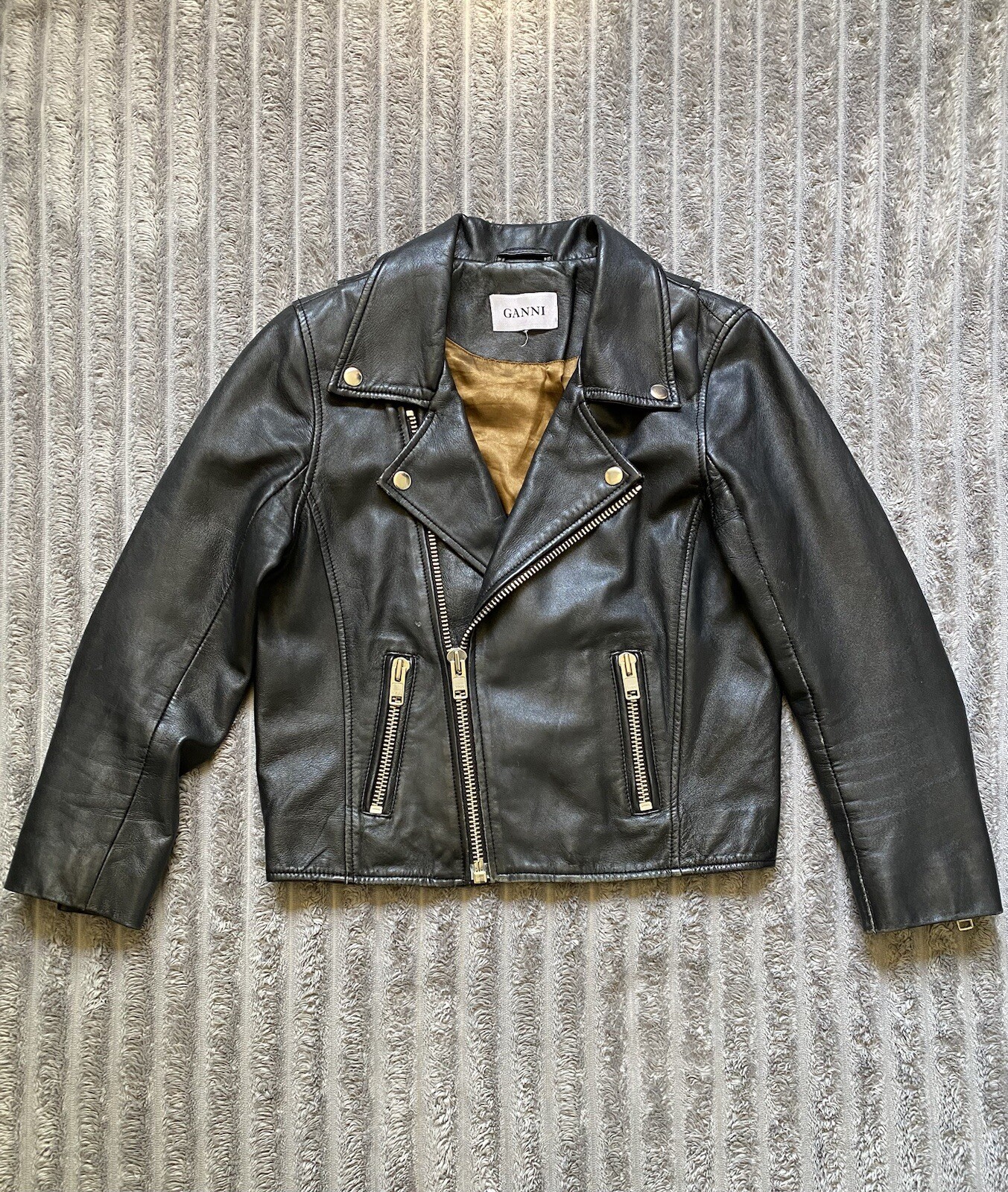 Ganni leather jacket