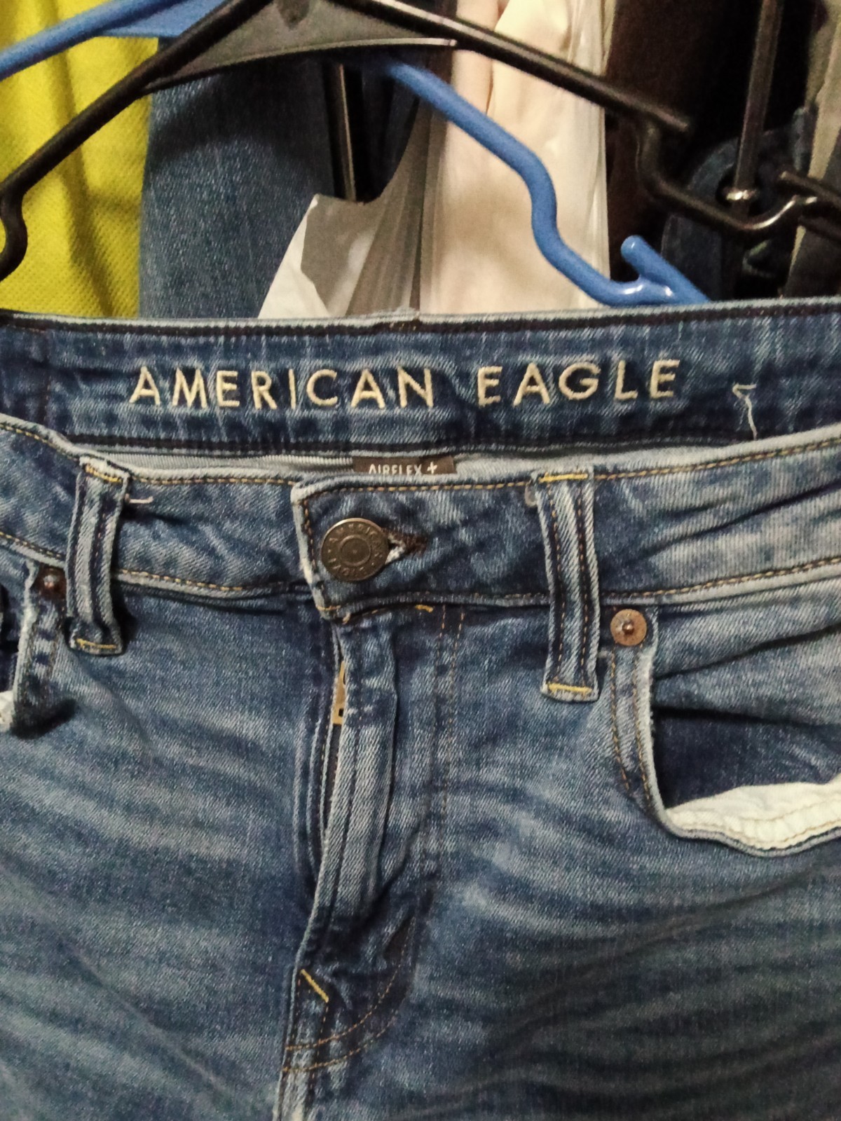 American Eagle AirFlex+ Men’s Blue Medium Wash Slim Skinny Denim Jeans Size 29