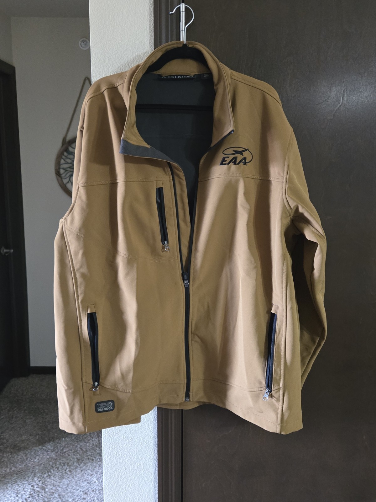 Oshkosh EAA DDX DRI-DUCK Brown Motion Softshell Jacket Men’s XXL All Weather