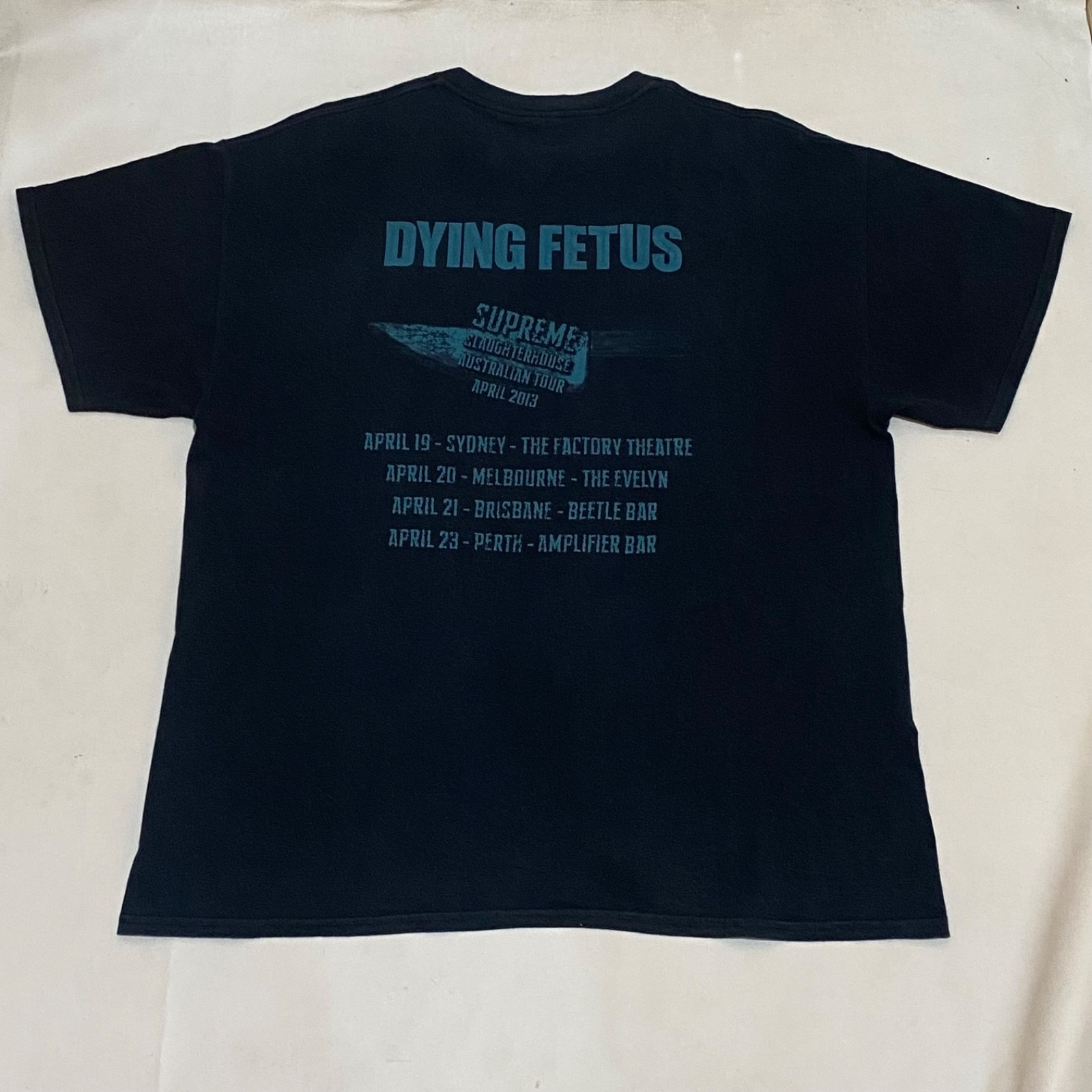 Dying Fetus Australian Tour Tshirt band Death Metal Vintage Y2k