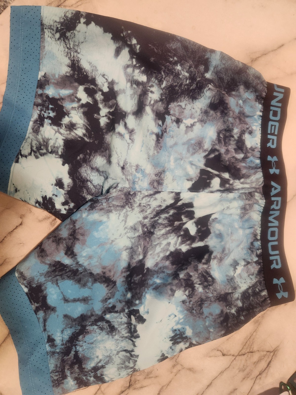 Under Armour Shorts Men’s Sz M Unlined Blue Print Vanish Woven 6” Inseam – NWT
