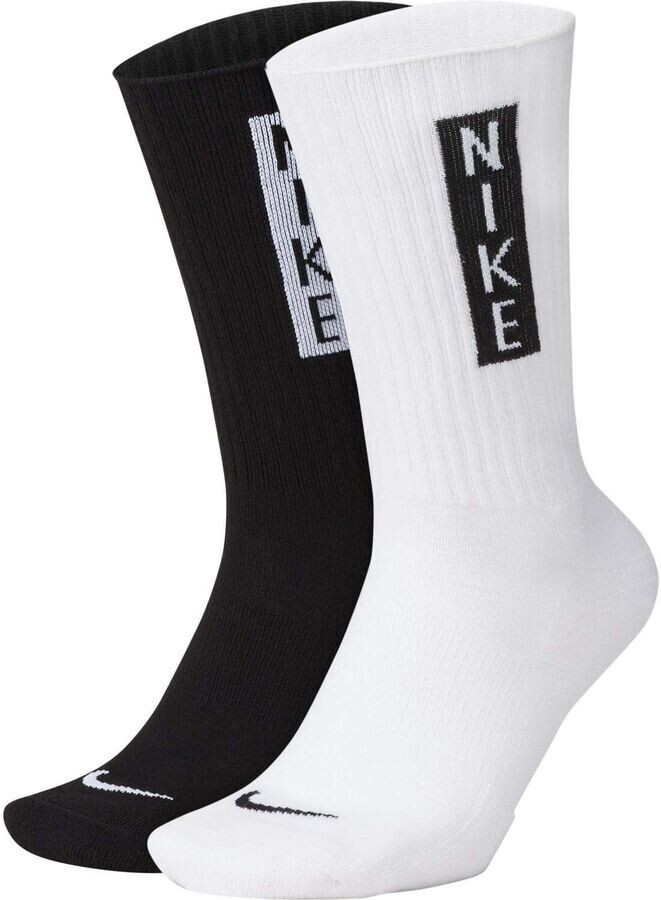 Nike Heritage Crew Socks CT0534-902 | 2 Pack Size Men 8-12 | WMN 10-13