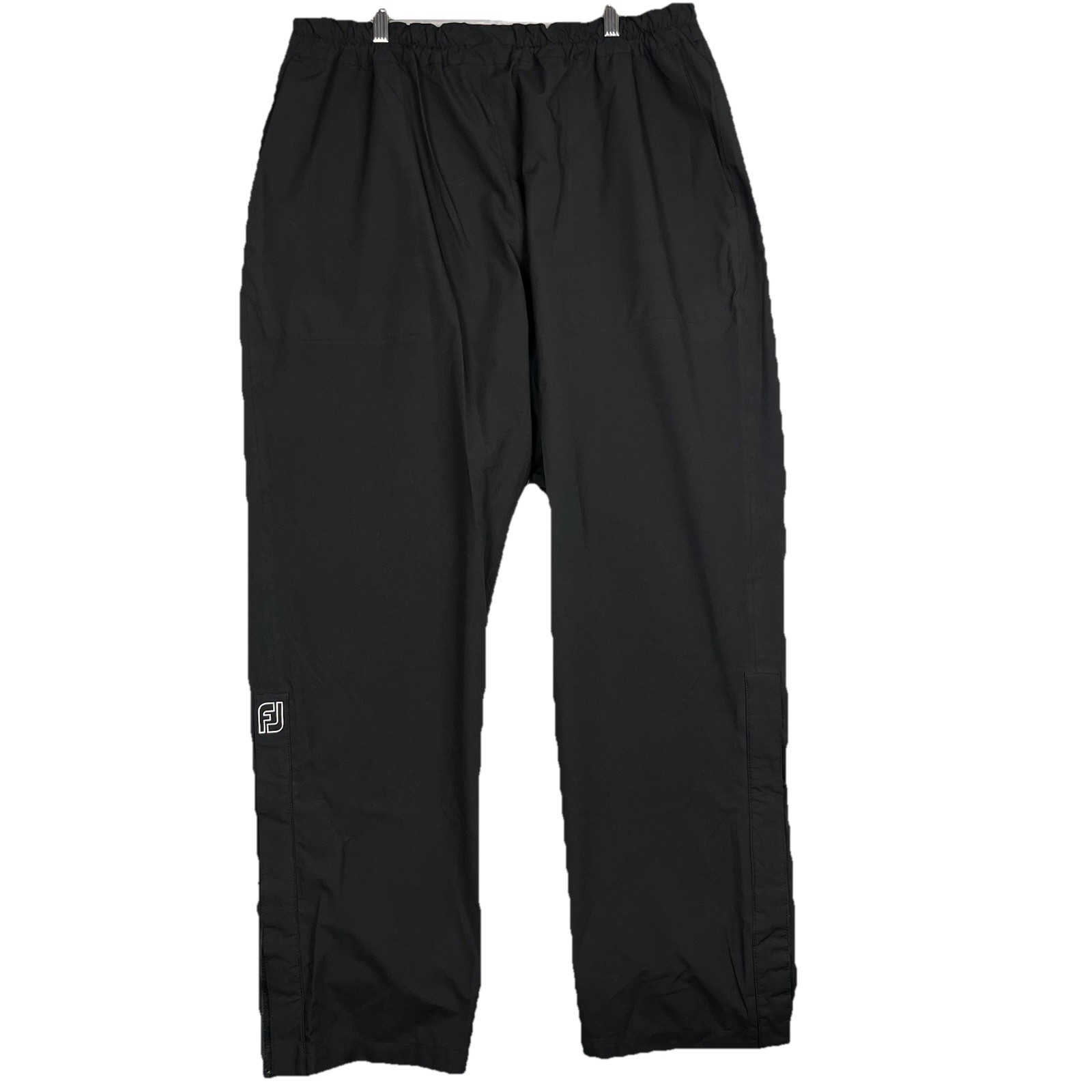 FootJoy HydroliteX Rain Pants Mens 2XL Black Waterproof Windbreaker Golf