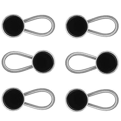 Collar Extenders Stretch Neck Extender for 1/2 Size Expansion of Men Black