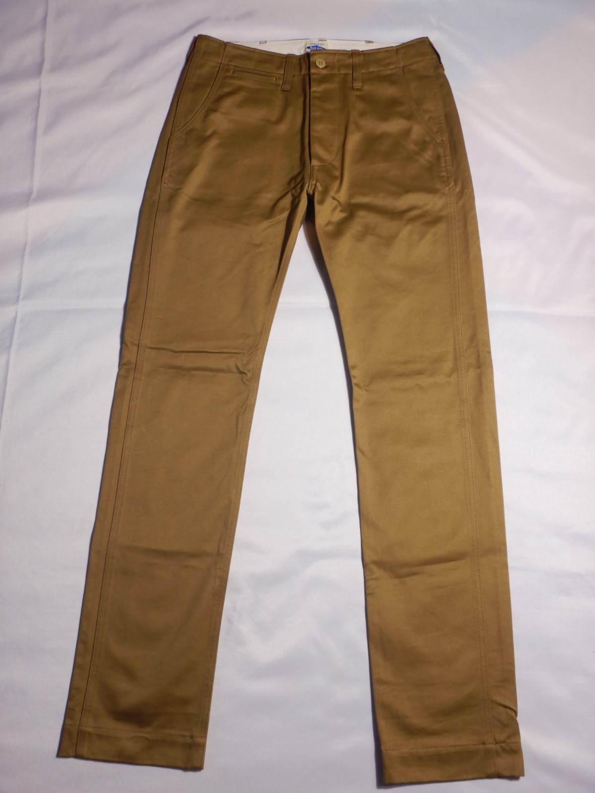THE REAL MCCOY’S Overdyed Khaki Blue Seal Chino Pants Tag Size 29 X 33